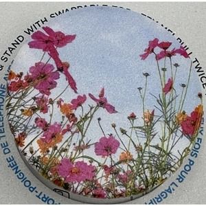 PopSockets PopGrip Phone Grip & Stand Swappable Top Fuschia Bloom Pink Flowers